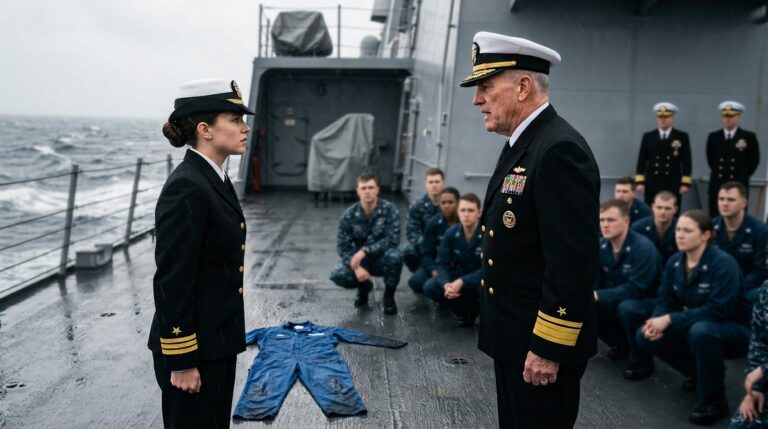 The Cold Friction of Command and the Weight of Saltwater Iron on a Disgraced Deck