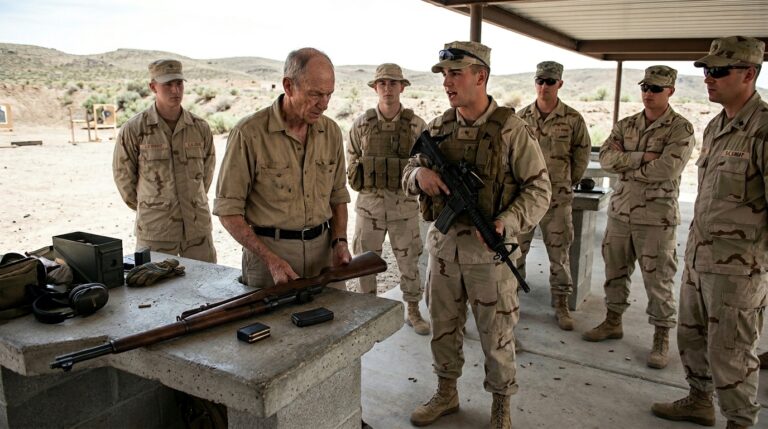 The Weight of Brass and Breath: How an Old Man’s Scars Rewrote the Modern Rifle Line