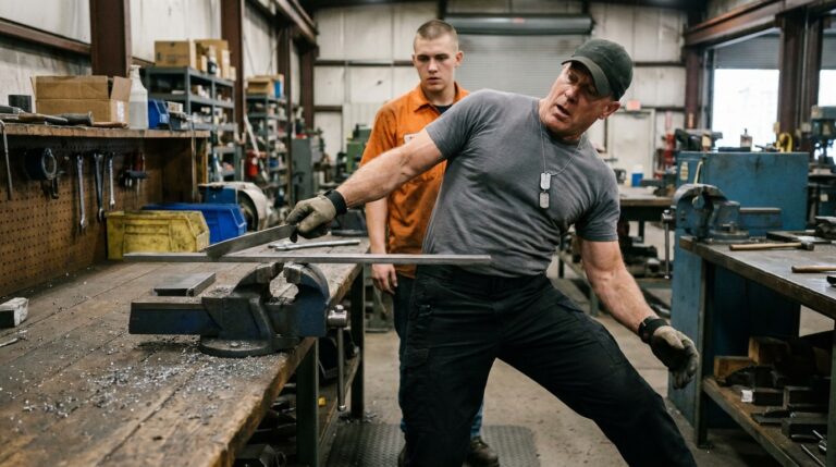 The Calibrated Threshold of the Cold Iron Shop Floor