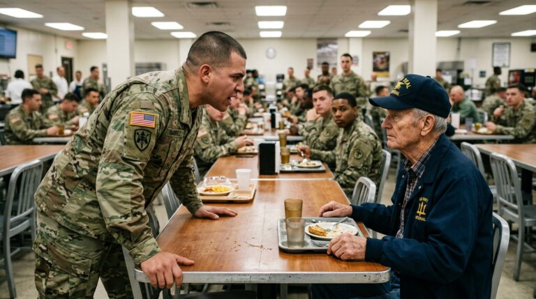 The Old Veteran’s Shadow: When a Spec-Ops Legend Teaches a Cocky Young Soldier an Unforgettable Lesson