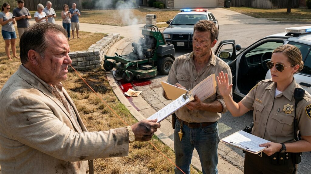 The Concrete Setback: A Gritty Texas Tale of Unyielding Lines and Bedrock Justice