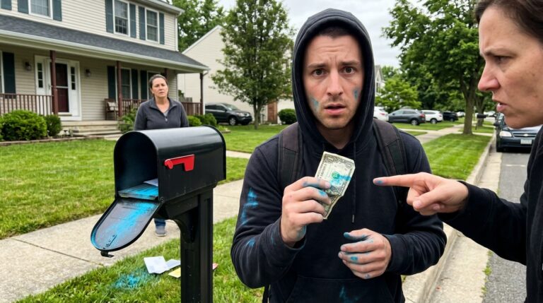 The Weight of Cobalt on the Curb: A Suburban Standoff at the Edge of Property and Law