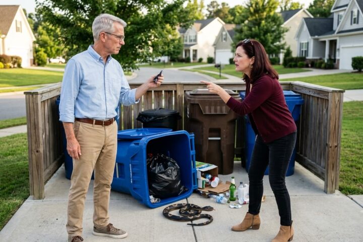 The Fake Snake Under the HOA Bench Was Only the Beginning—and the Torn Fabric Told a Different Story