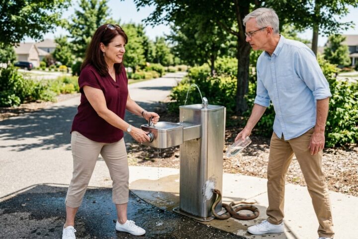 Melissa Blamed David for Breaking the Community Fountain—Then the Fake Snake Raised a Question She Couldn’t Answer