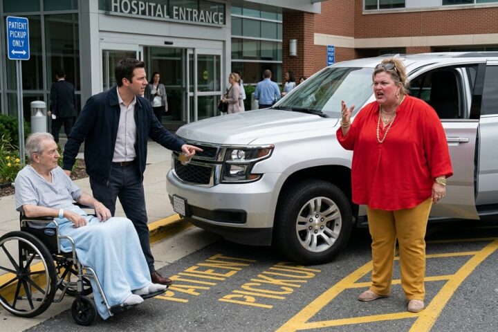 Karen Blocked an Elderly Patient’s Hospital Pickup—Then One Small Detail Changed Everything
