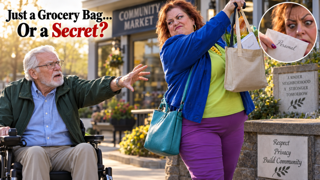 Karen Stole an Elderly Man’s Grocery Bag and Found a Sealed Envelope She Was Never Meant to See