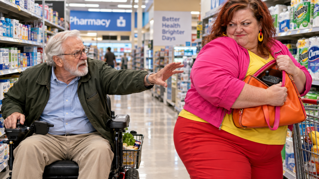 Karen Stole an Elderly Man’s Wheelchair Controller in the Supermarket—and Then Discovered Who Was Watching