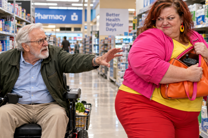 Karen Stole an Elderly Man’s Wheelchair Controller in the Supermarket—and Then Discovered Who Was Watching