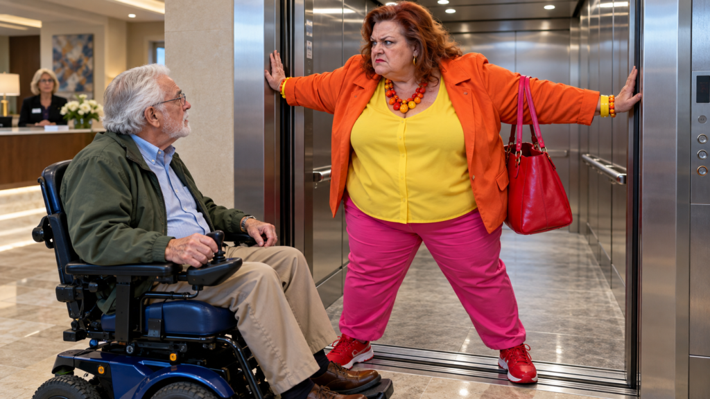 Karen Blocked the Elevator for a Wheelchair—Then an Old Building Rule Changed Everything