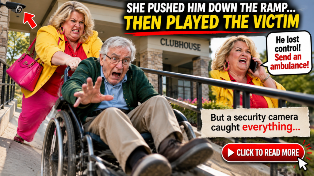 Karen Shoved an Elderly Man Down the Clubhouse Ramp—Then Tried to Rewrite What Everyone Saw