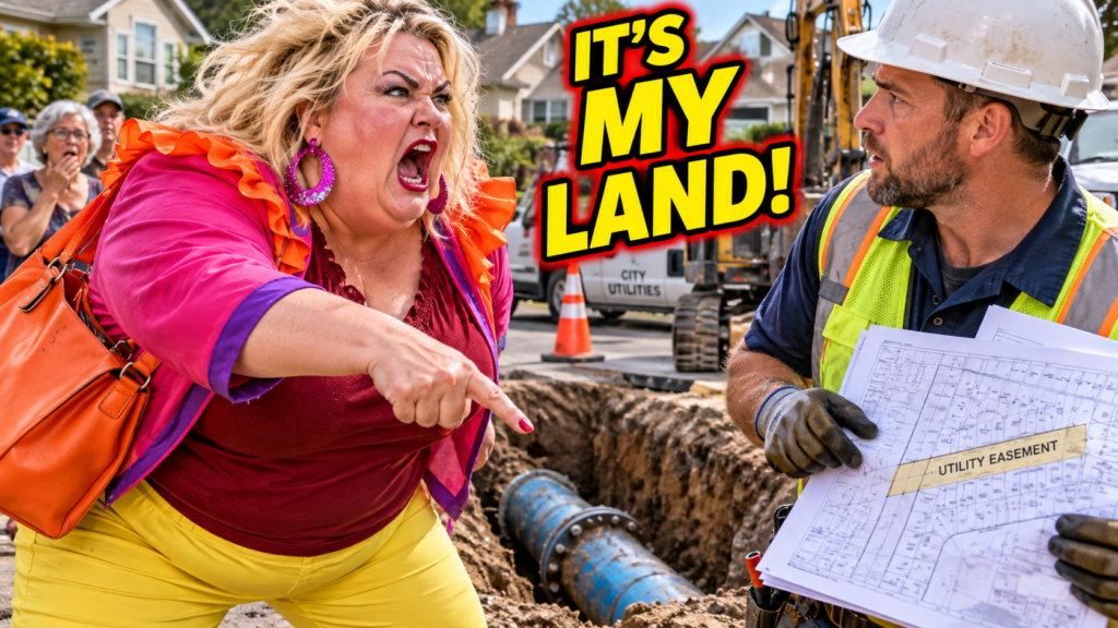Karen Claimed the Water Line Was Hers—Until the County Map Exposed What Ran Beneath Her Yard