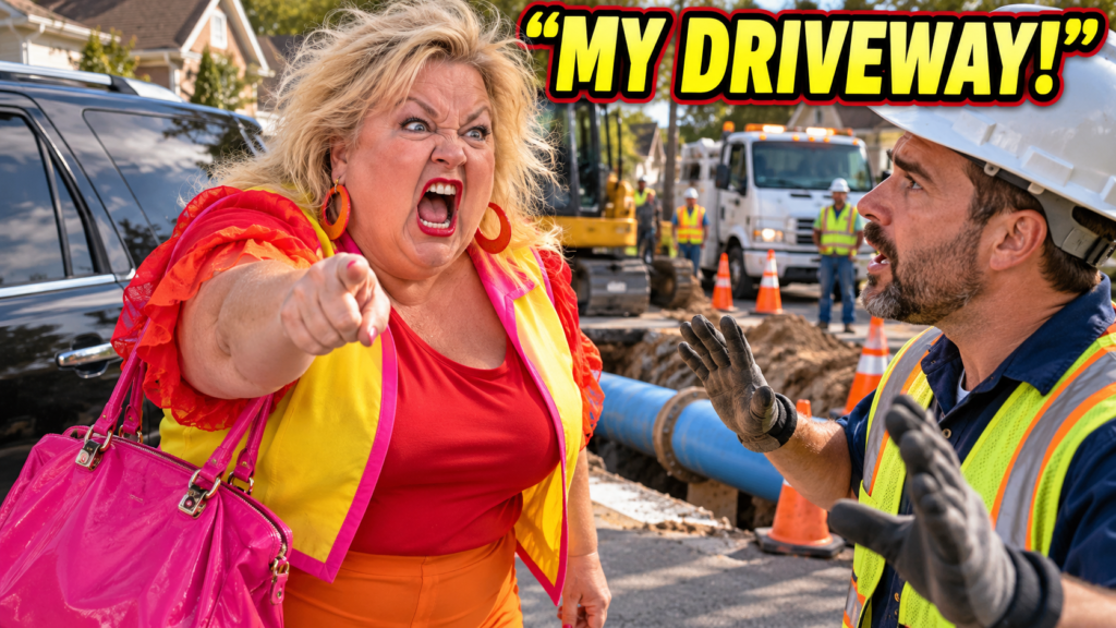 Karen Blocked a City Water Crew From Her Driveway—Then the Work Truck Camera Changed Everything
