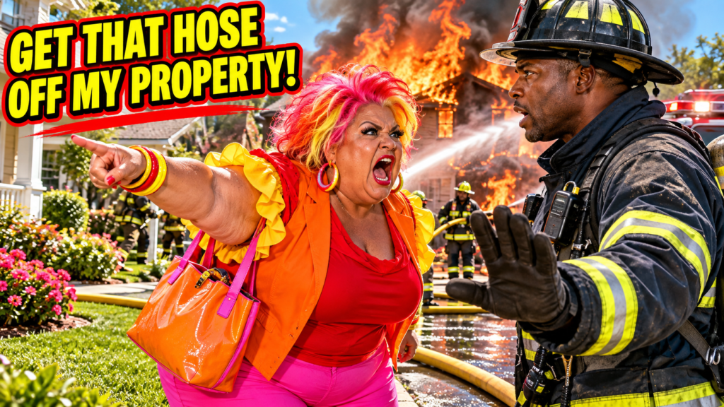Karen Tried to Stop the Fire Hose From Crossing Her Lawn—Then the Fire Revealed What Really Mattered