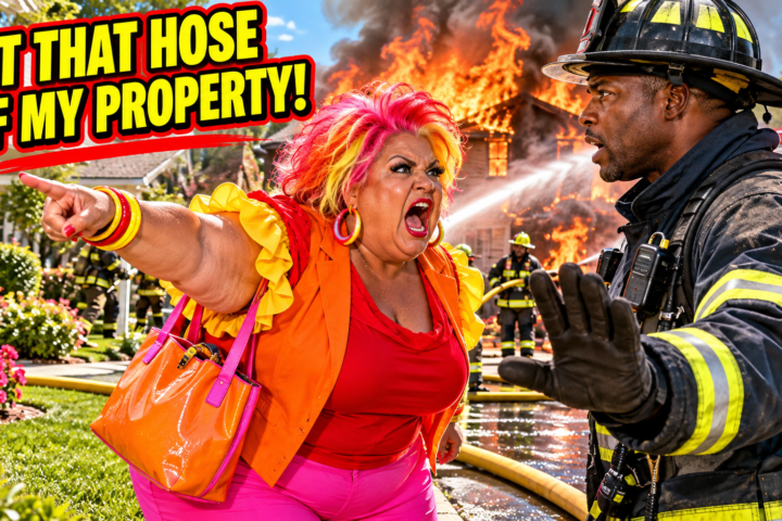 Karen Tried to Stop the Fire Hose From Crossing Her Lawn—Then the Fire Revealed What Really Mattered