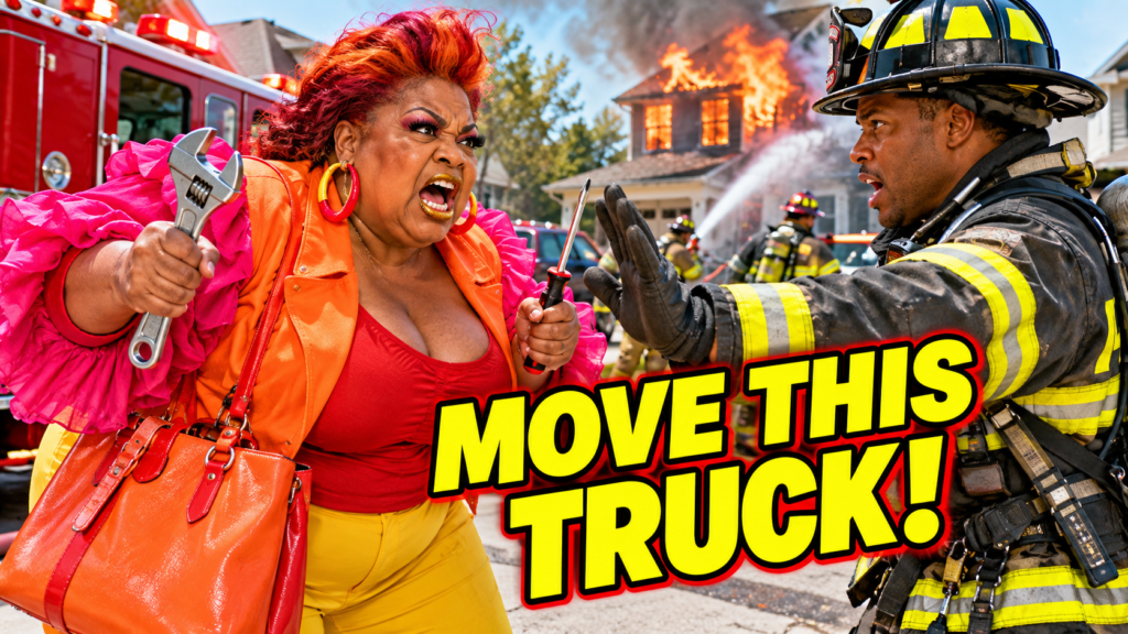 Karen Tried to Inspect a Fire Truck Blocking Her Driveway—Then the Fire Chief Found Her Name on the Emergency Report