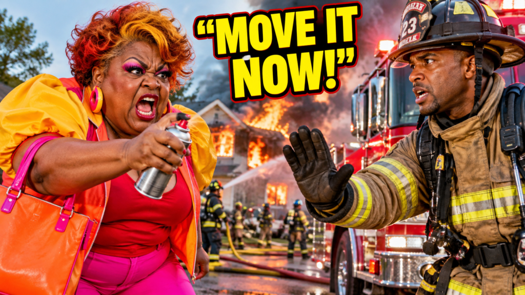 Karen Demanded Firefighters Ask Permission Before Blocking Her Driveway—Then the Fire Changed Everything