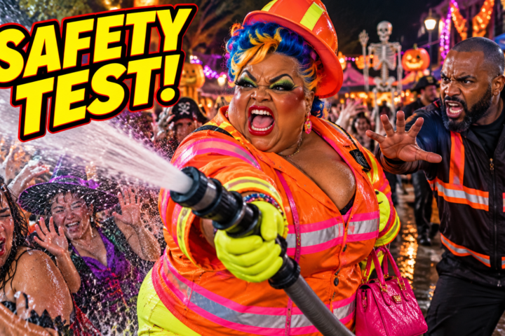Karen Dressed as a Firefighter and Sprayed a Halloween Festival—Then Claimed She Was Testing Everyone’s Safety