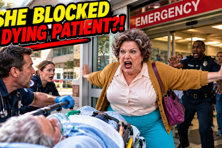 The Emergency Door Standoff That Turned a Hospital Entrance Into a Test of Courage