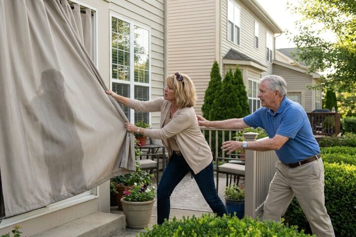The Border Between Two Lawns Where Sunlight Costs More Than Truth and Mortgages Fade Slow