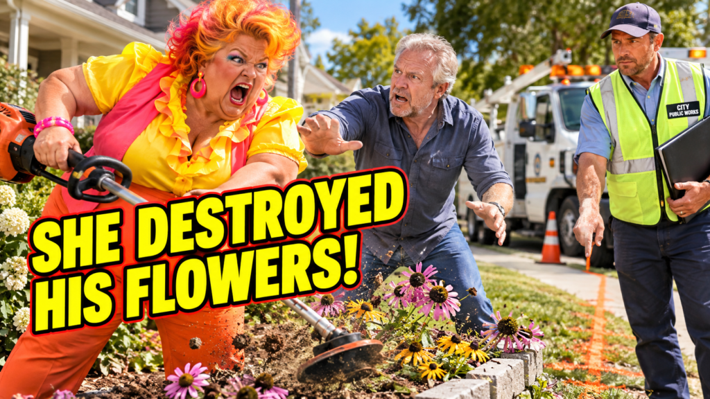 The HOA President Destroyed His Flower Bed—Then the City Worker Drew a Line She Couldn’t Cross