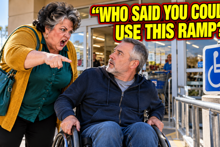 The Woman Who Demanded Permission Before a Wheelchair User Could Reach the Store